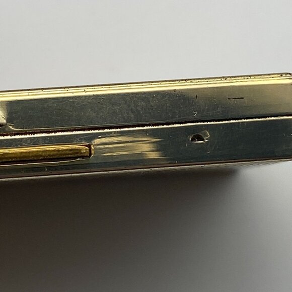 VTG Ritz Florida Compact Souvenir gold tone Powder makeup 1960s Box - Picture 9 of 15